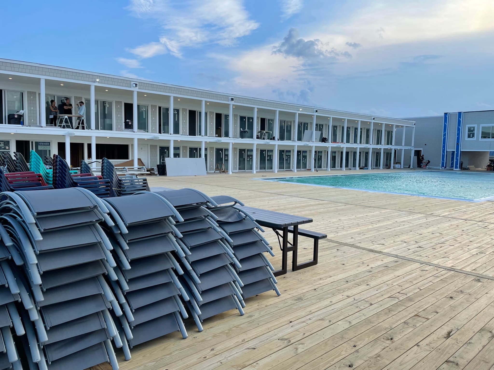 Ocean View Restaurant: The completed restaurant interior at Ocean View, Seaside Heights