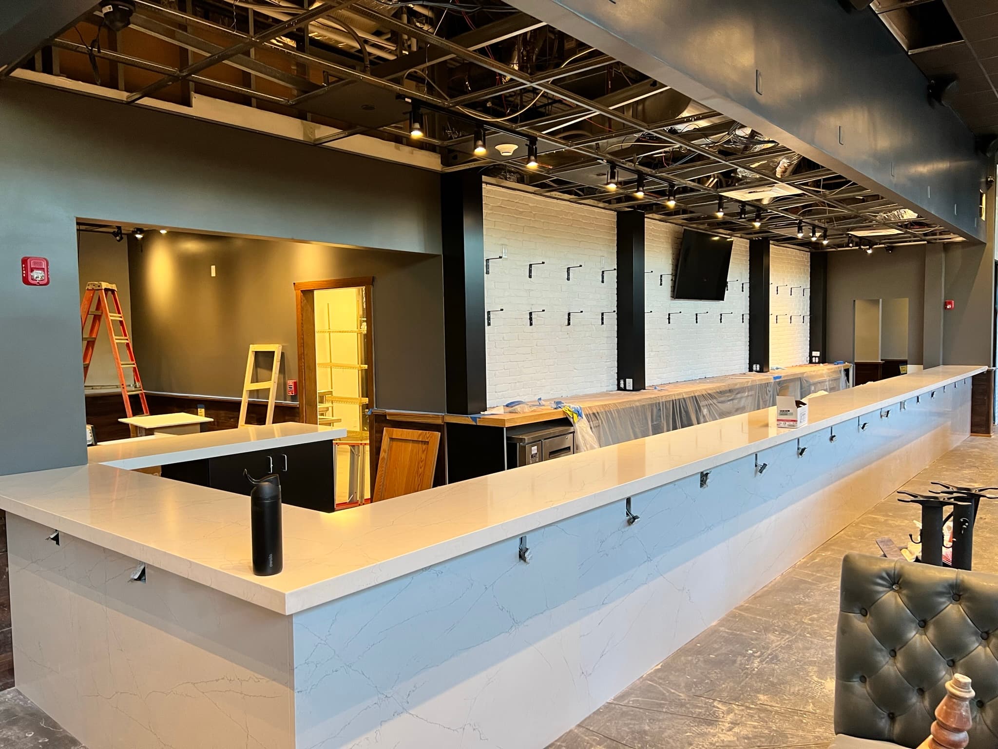 The Lola: The waterfront space during build-out
